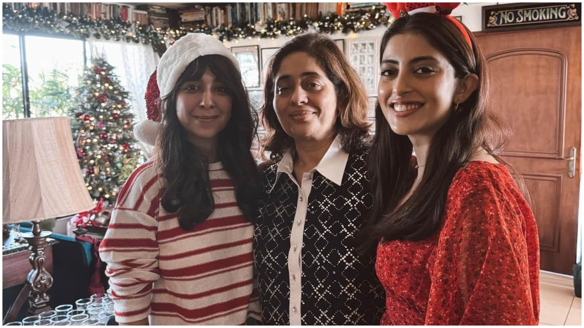 Agastya and Navya Naveli Nanda Celebrates Christmas with Kapoor Family shares photos with ranbir alia bhatt