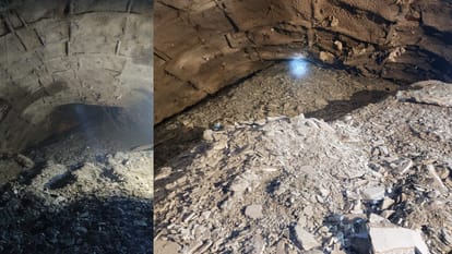 Mandi News: पंडोह के पास निर्माणाधीन दो सुरंगें धंसीं, श्रमिक सुरक्षित himachal news: under construction tunnels sinks near pandol labour safe