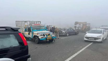 10 vehicles collided on Jalandhar Amritsar highway due to fog