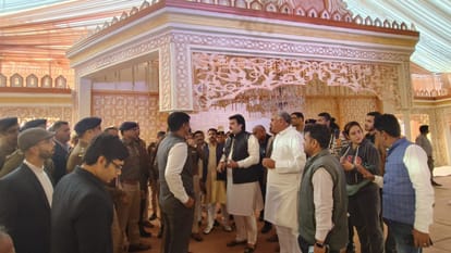 Wedding reception of Adampur MLA Bhavya Bishnoi and Pari Bishnoi