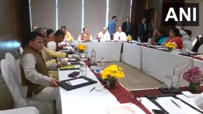 पश्चिम बंगाल में भाजपा नेताओं की बैठक (वीडियो ग्रैब)