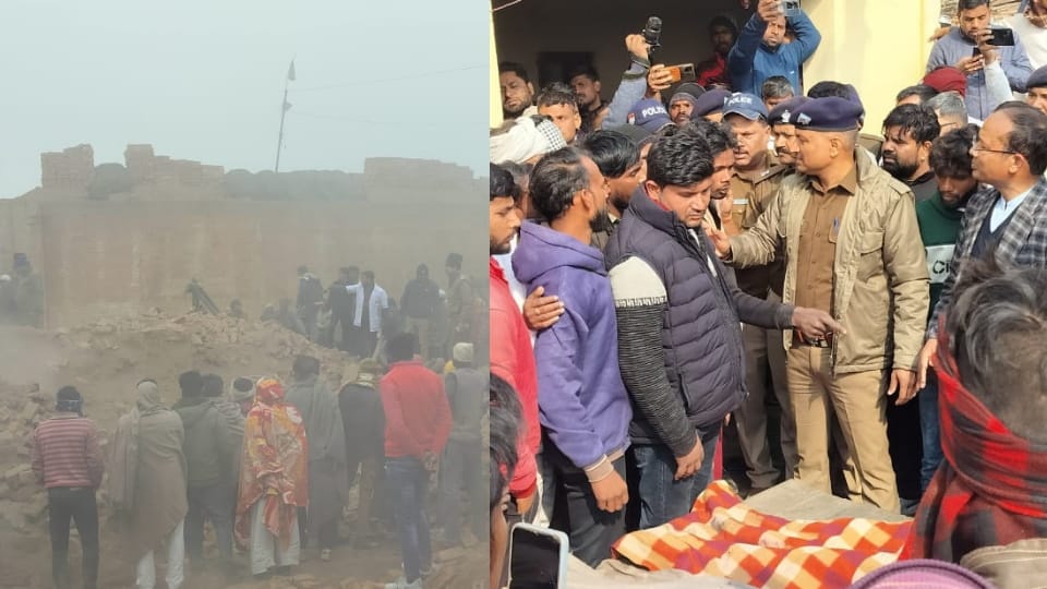 Uttarakhand News brick kiln wall collapse in Roorkee Six labourers died after buried under debris Photos