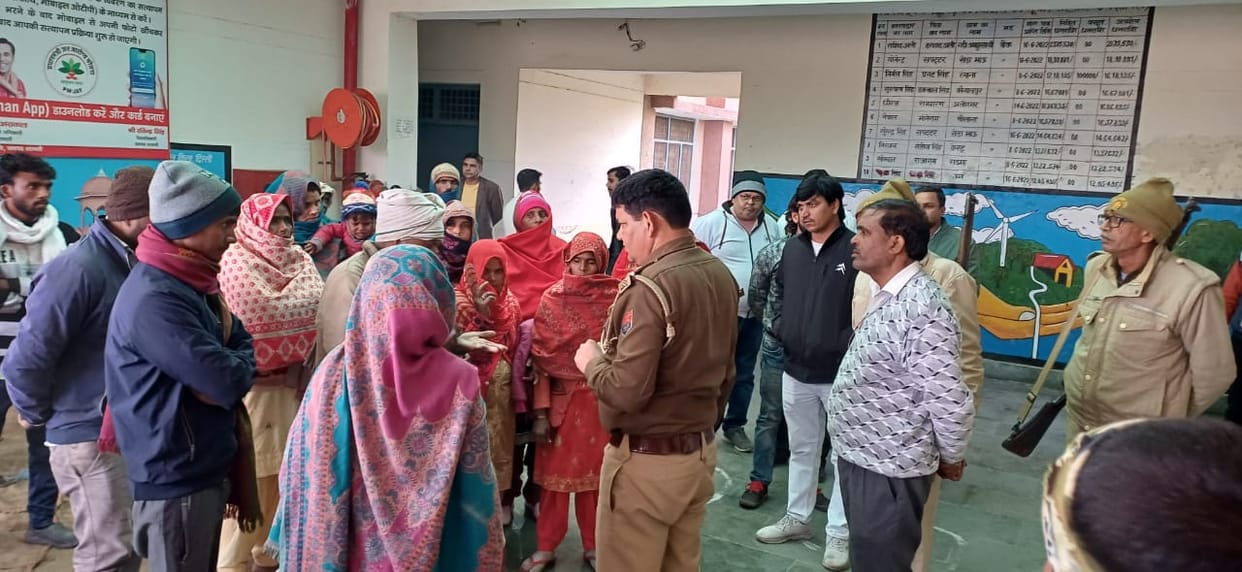 Uproar in Shamli tehsil and two women attempted self immolation