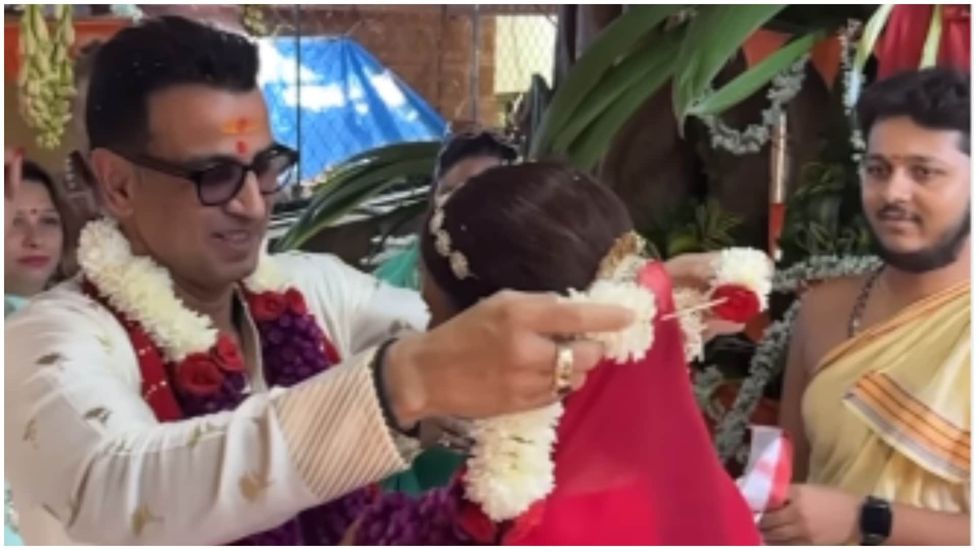 Ronit Roy Wedding: Actor remarry with wife neelam on 20th anniversary liplock video goes viral