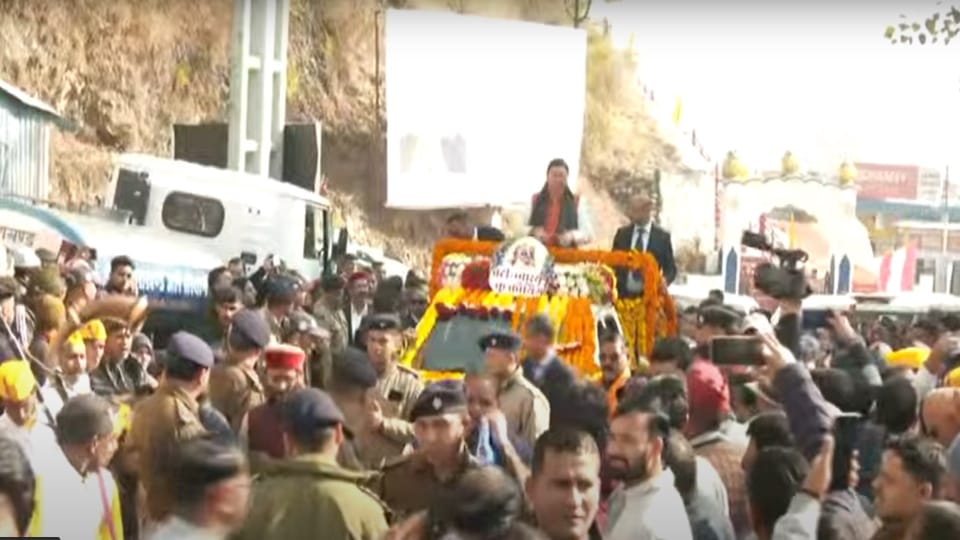 Veer Bal Diwas 2023: CM Dhami reached New Tehri paid obeisance at Tila Sahib Gurdwara