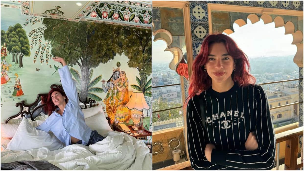 International Pop singer Dua Lipa Enjoyed Holidays in India shares vacation Photos with fans see here