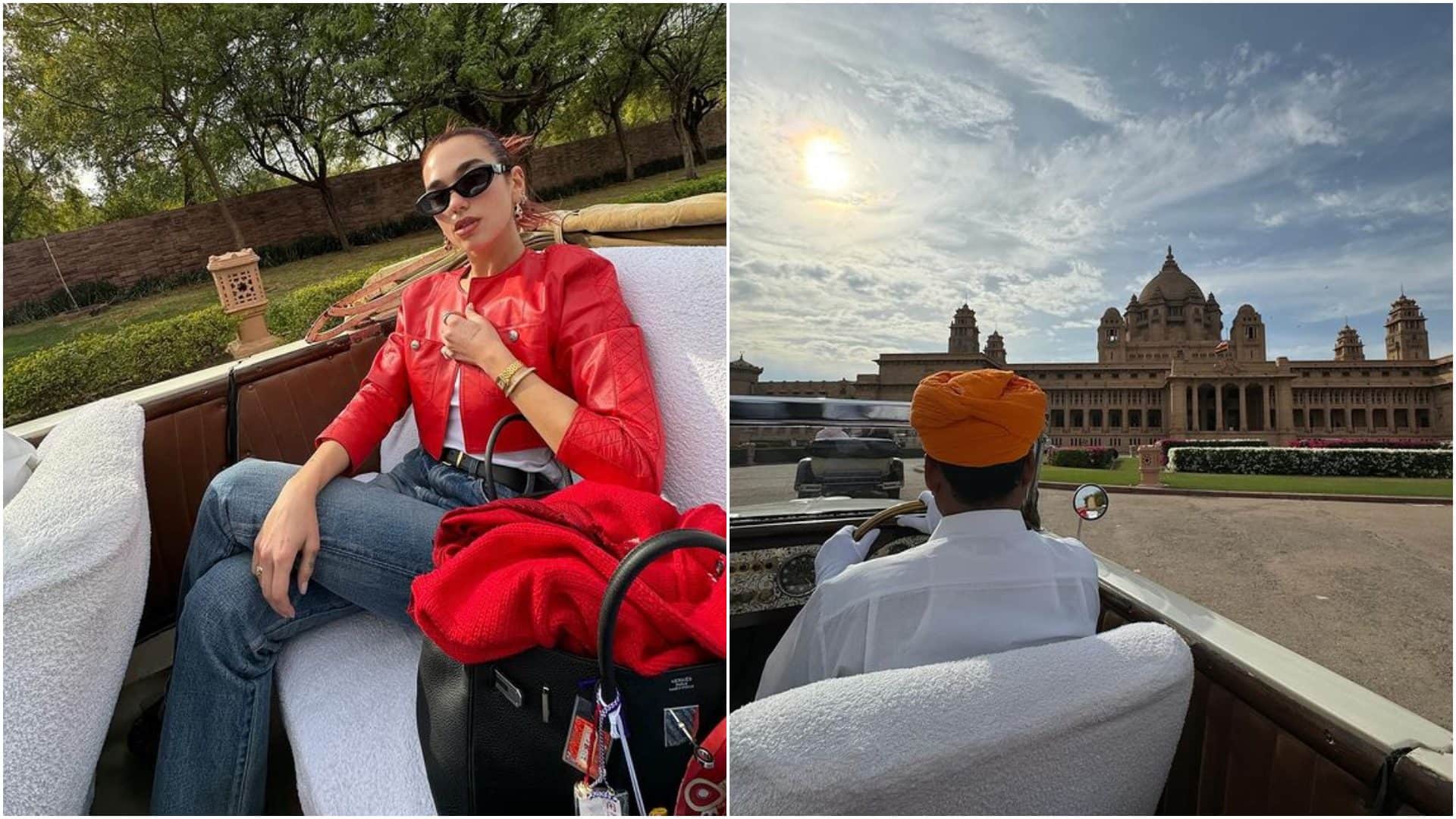International Pop singer Dua Lipa Enjoyed Holidays in India shares vacation Photos with fans see here