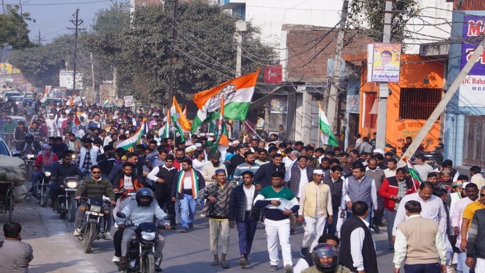 UP Jodo Yatra: Congress padyatra Moradabad today, will put shortcomings BJP government front public