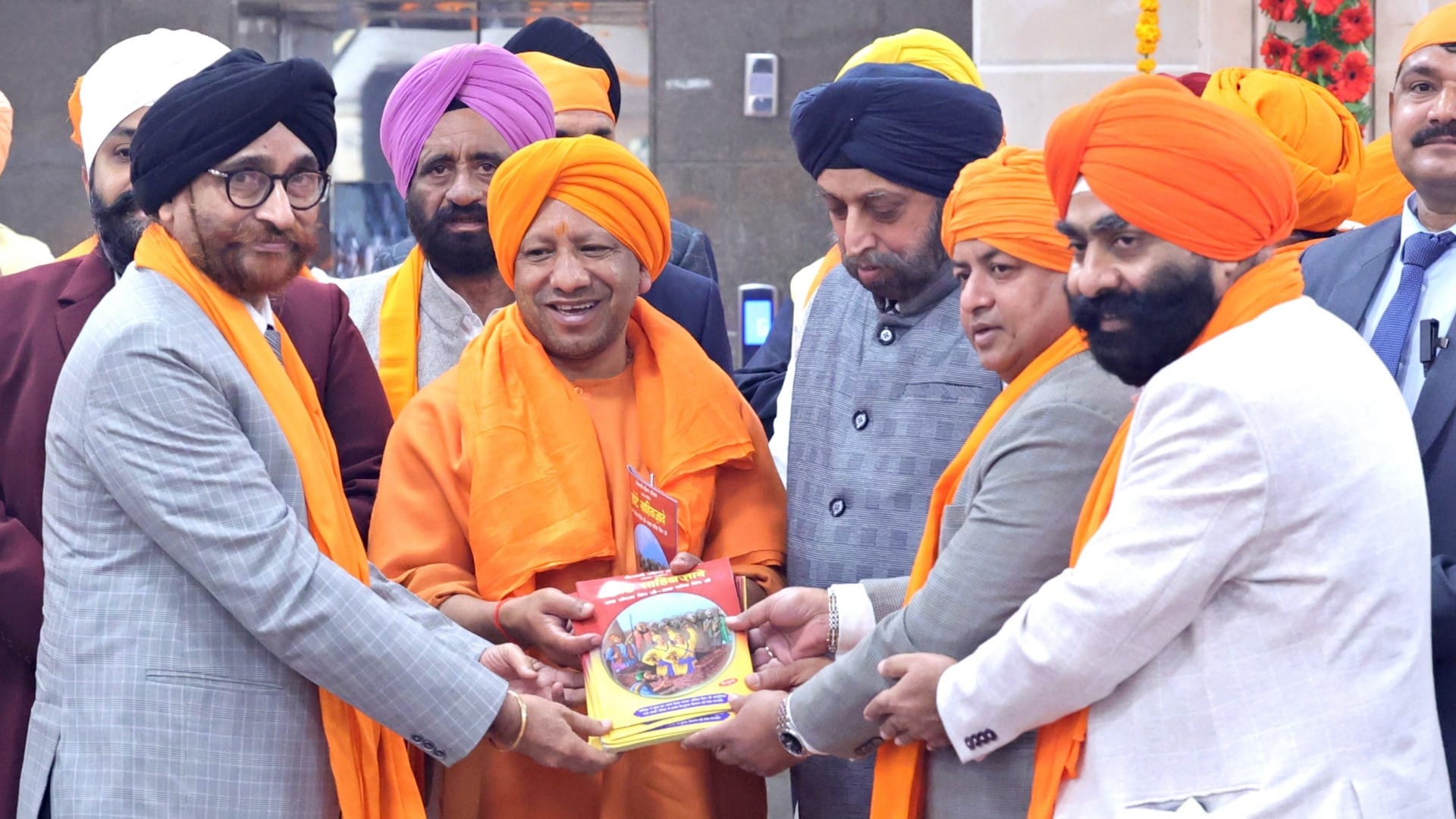 Veer Bal Diwas celebration in CM house in Lucknow.