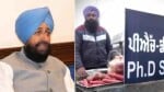 प्रताप सिंह बाजवा और सब्जी बेचने वाले संदीप सिंह।