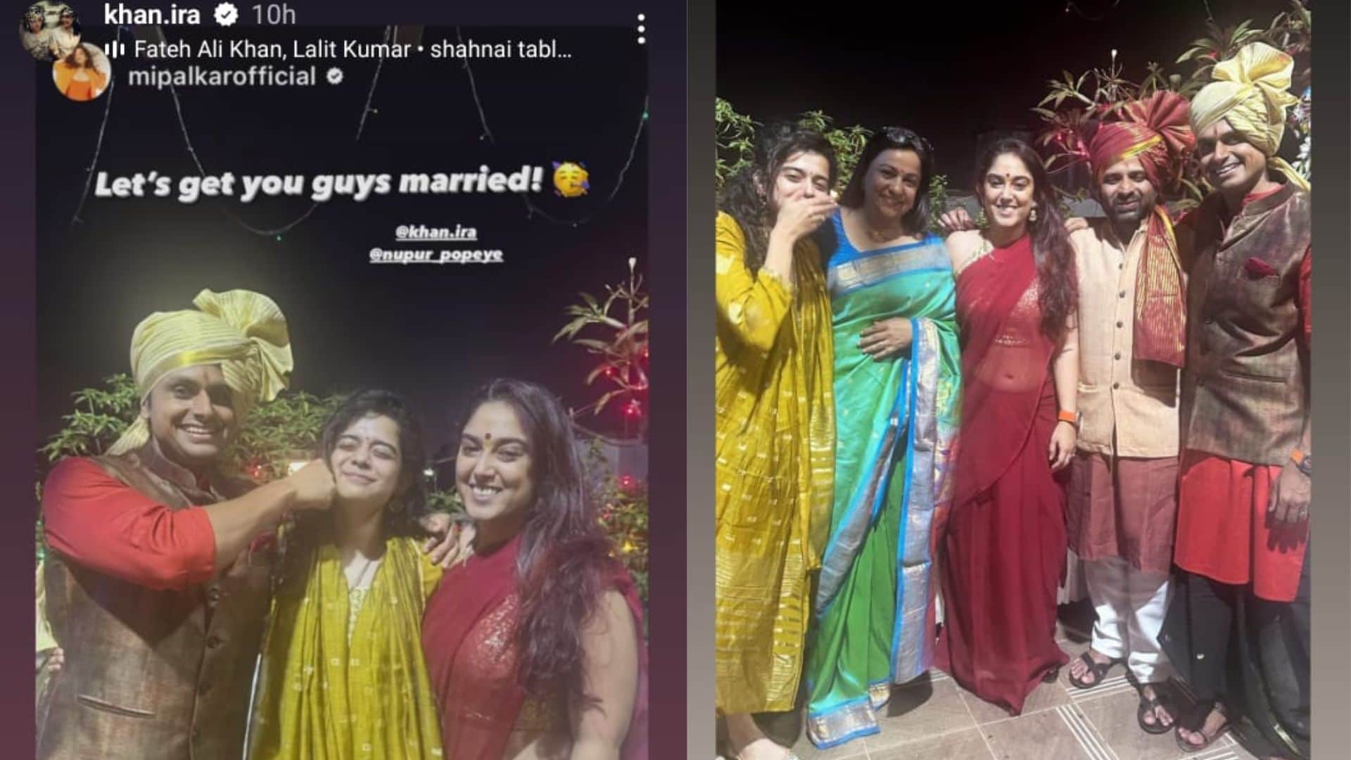 Ira Khan and Nupur Shikhare wedding couple to host grand reception after their marriage in mid january reports