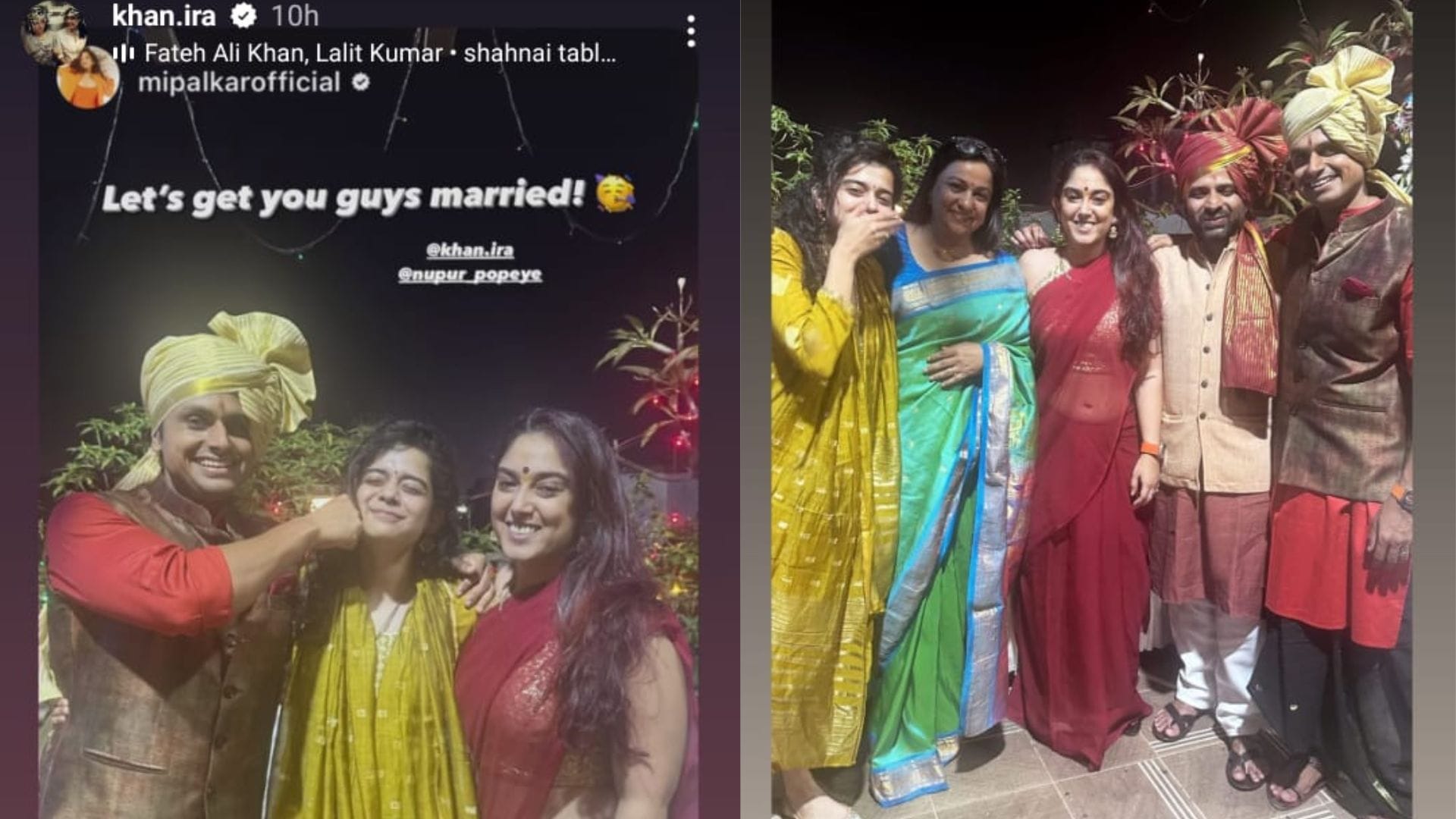 Aamir khan daughter Ira and Nupur Shikhare wedding rituals begin Kiran Rao join celebration see pictures