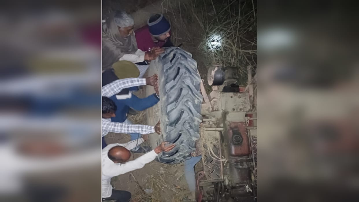 Saharanpur: Tractor falls from the bridge of Eastern Yamuna Canal, farmer dies