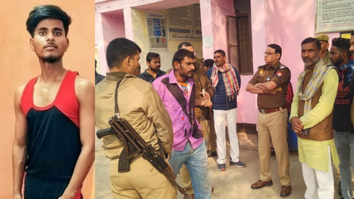 A man tried to set fired a girl in tarun thana kshetra in Ayodhya.