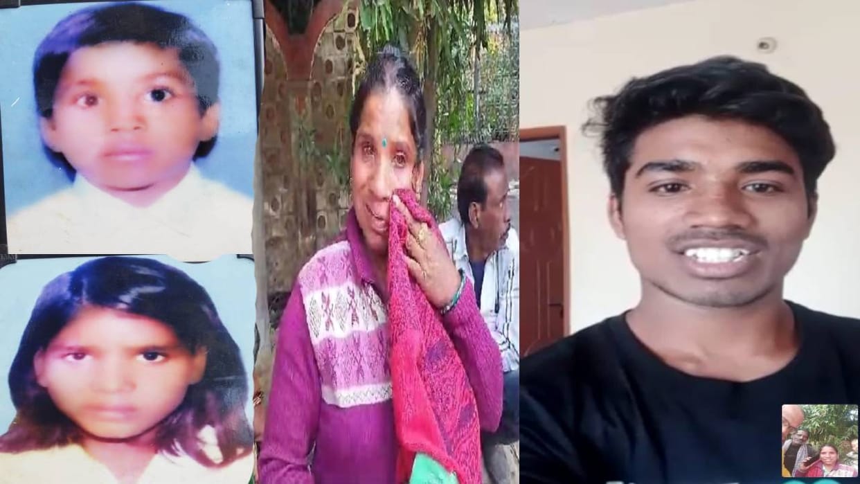 Son and daughter lost thirteen years ago in Agra now found by parents