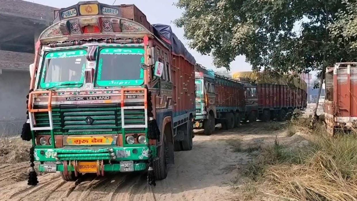 Bihar News Six trucks of branded company reached Bihar from Gujarat fake salt seized in Hajipur