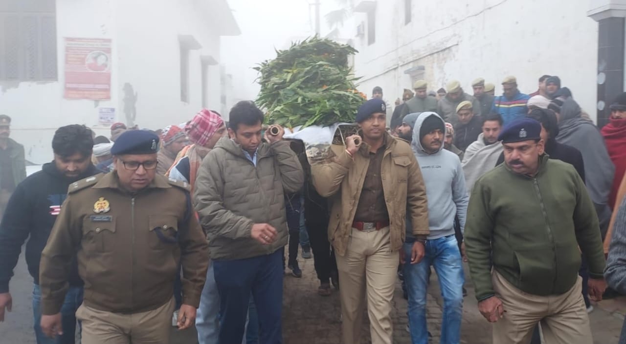 Constable Sachin Rathi last rites took place in sad atmosphere in village, marriage was in February