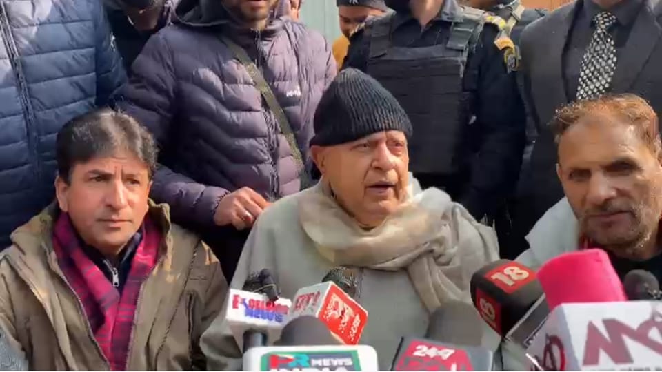 farooq Abdullah speaks on rajnath singh jammu visit and congress Bharat Nyay Yatra