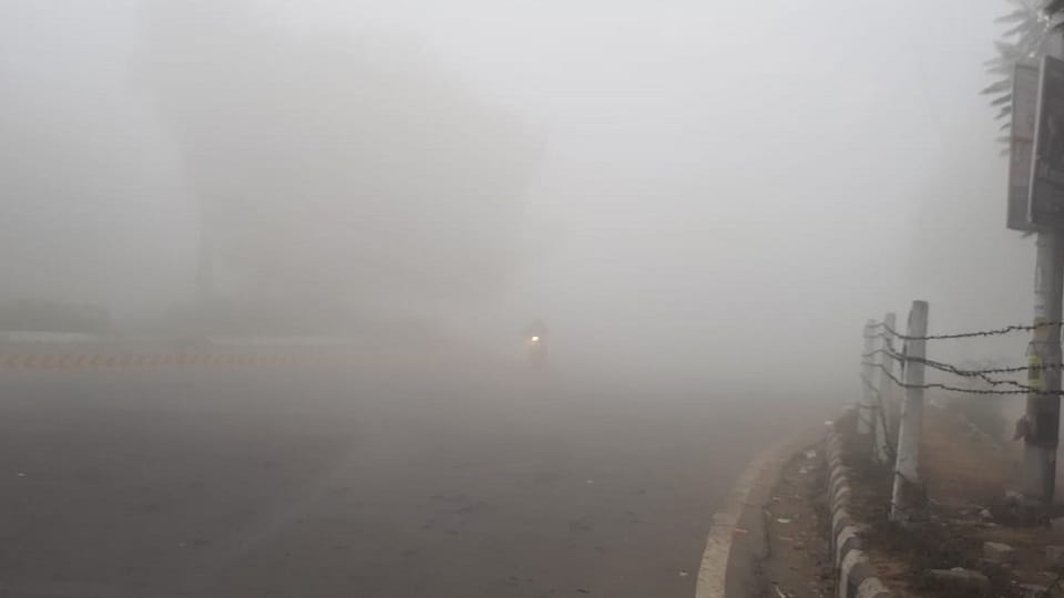 Delhi NCR Weather Forecast Update Today Dense Fog Orange Alert Issued Over Low Visibility News