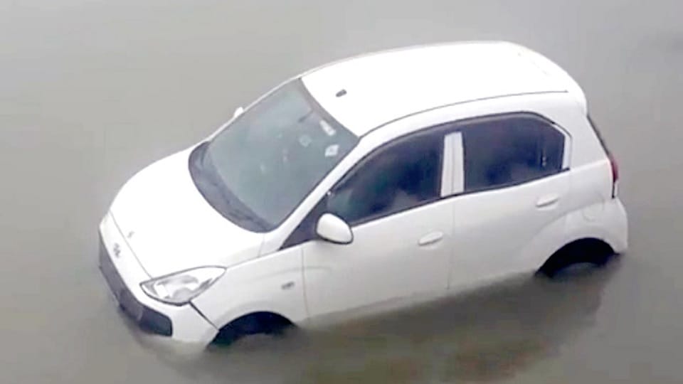 Haze havoc in Jind, Car fell into Hansi Butana branch canal in Safidon, driver was returning home from Panipat