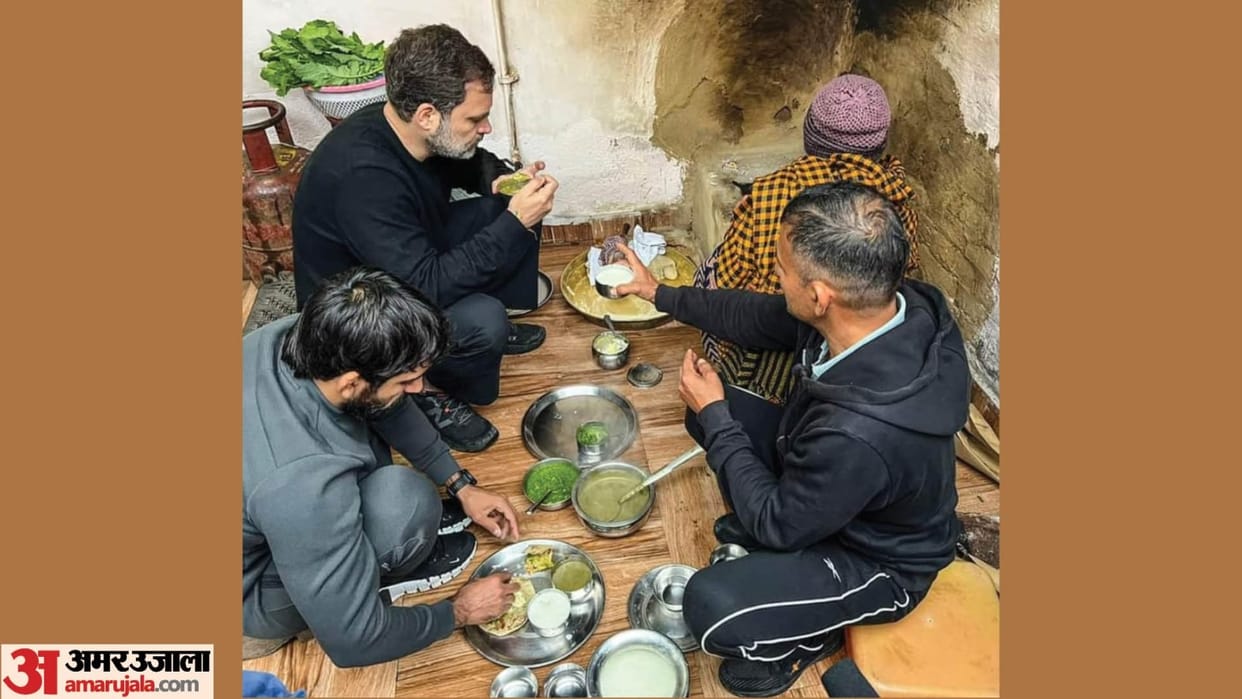 Rahul Gandhi ate green vegetables with millet roti After sweating in the arena in Jhajjar
