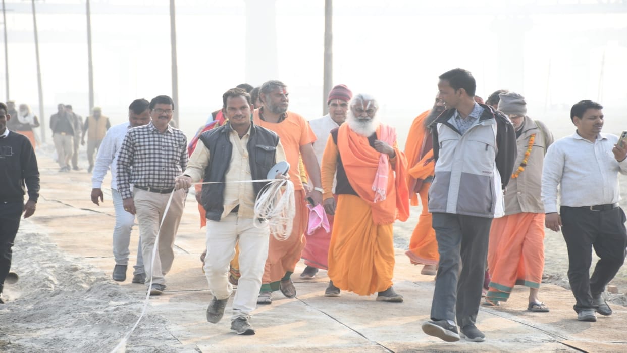 Electricity wires are not even installed in a large part of Sector 4-5, construction of four pontoon bridges i