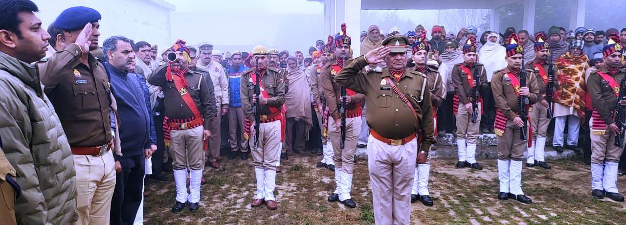 Constable Sachin Rathi last rites took place in sad atmosphere in village, marriage was in February