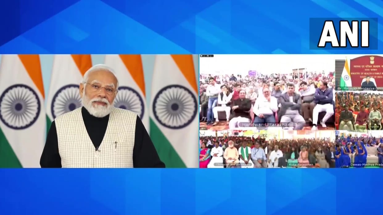 PM Narendra Modi attends the virtual interaction with beneficiaries of the Viksit Bharat Sankalp Yatra Updates