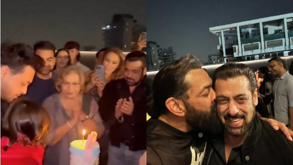 Salman Khan celebrates his 58th birthday along with niece Ayat now party inside picture viral