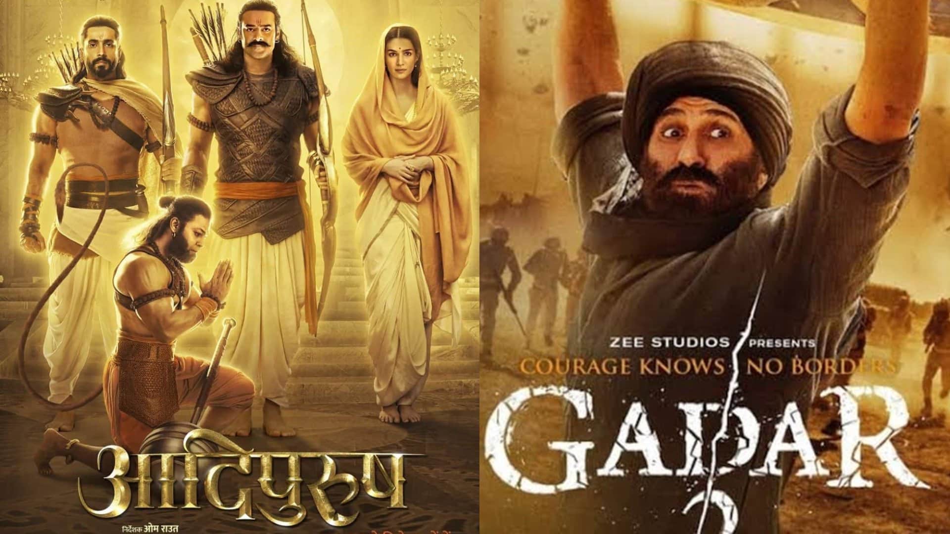 Year Ender 2023 100 crore earning film dream girl 2 pathaan dunki jawan tiger 3 animal gadar 2 adipurush omg 2