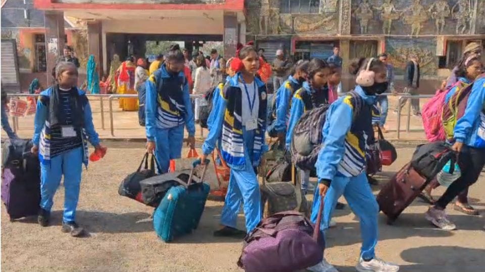 खिलाड़ी छात्राएं