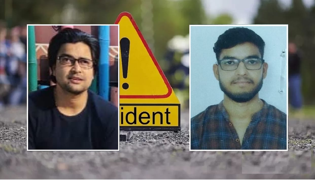 Bike collides with loader on the highway in Unnao, two employees of medical college died