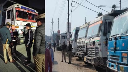 speed of deadly dumper trailer due to Jic Jack 10 vehicles seized In Gorakhpur