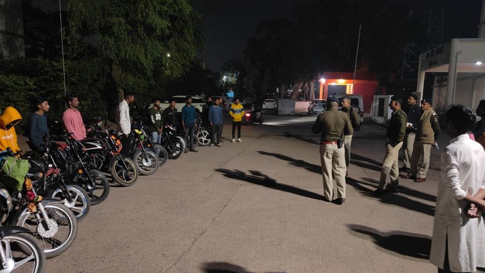 Police started checking campaign in Mungeli to stop crime