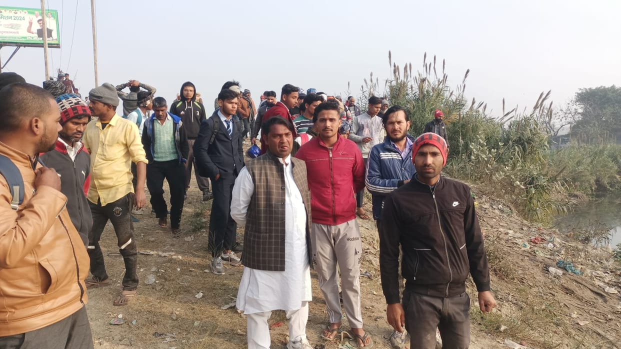 Muzaffarnagar: wife went Missing after texting husband, going to jump in River