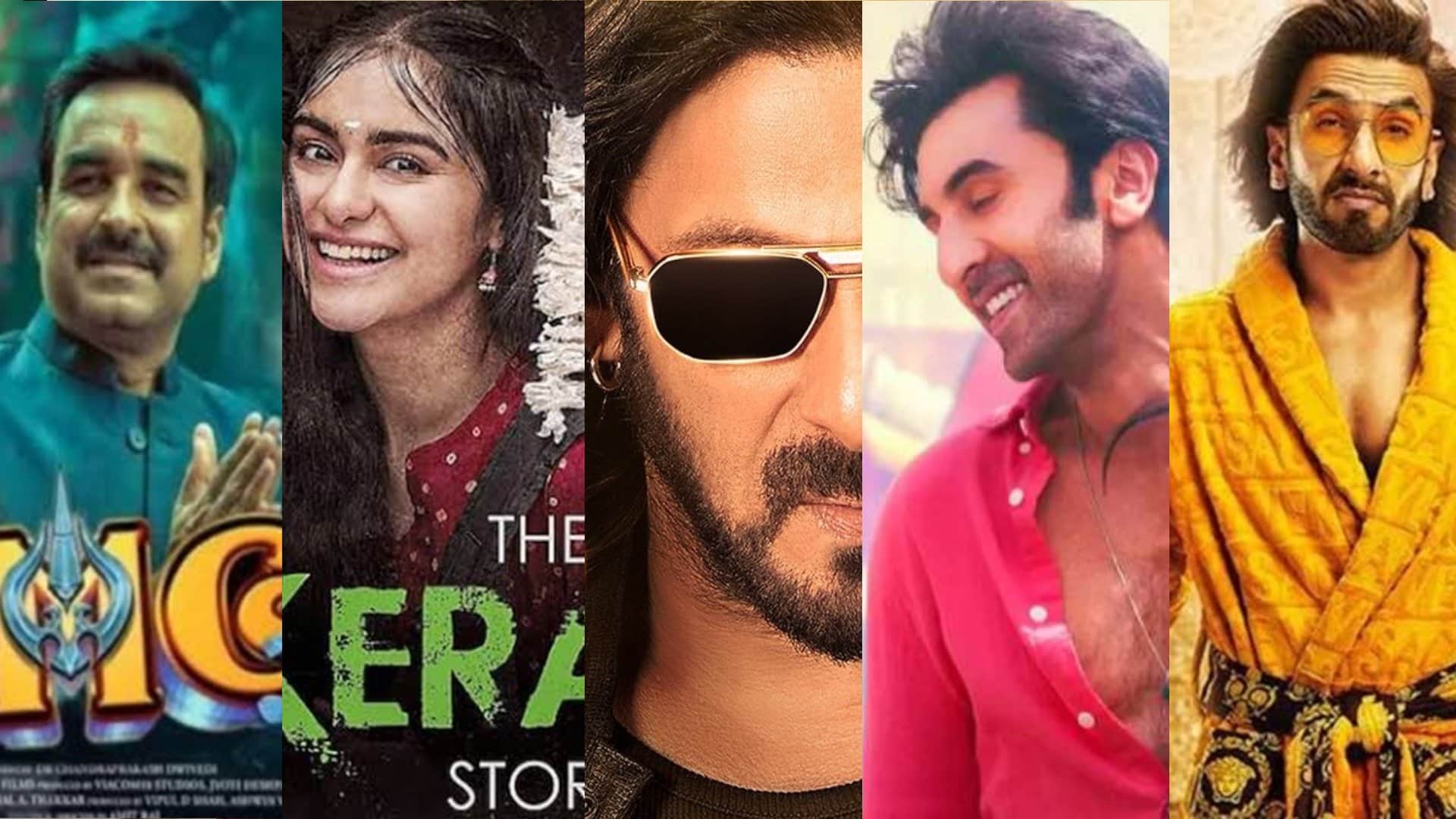 Year Ender 2023 100 crore earning film dream girl 2 pathaan dunki jawan tiger 3 animal gadar 2 adipurush omg 2