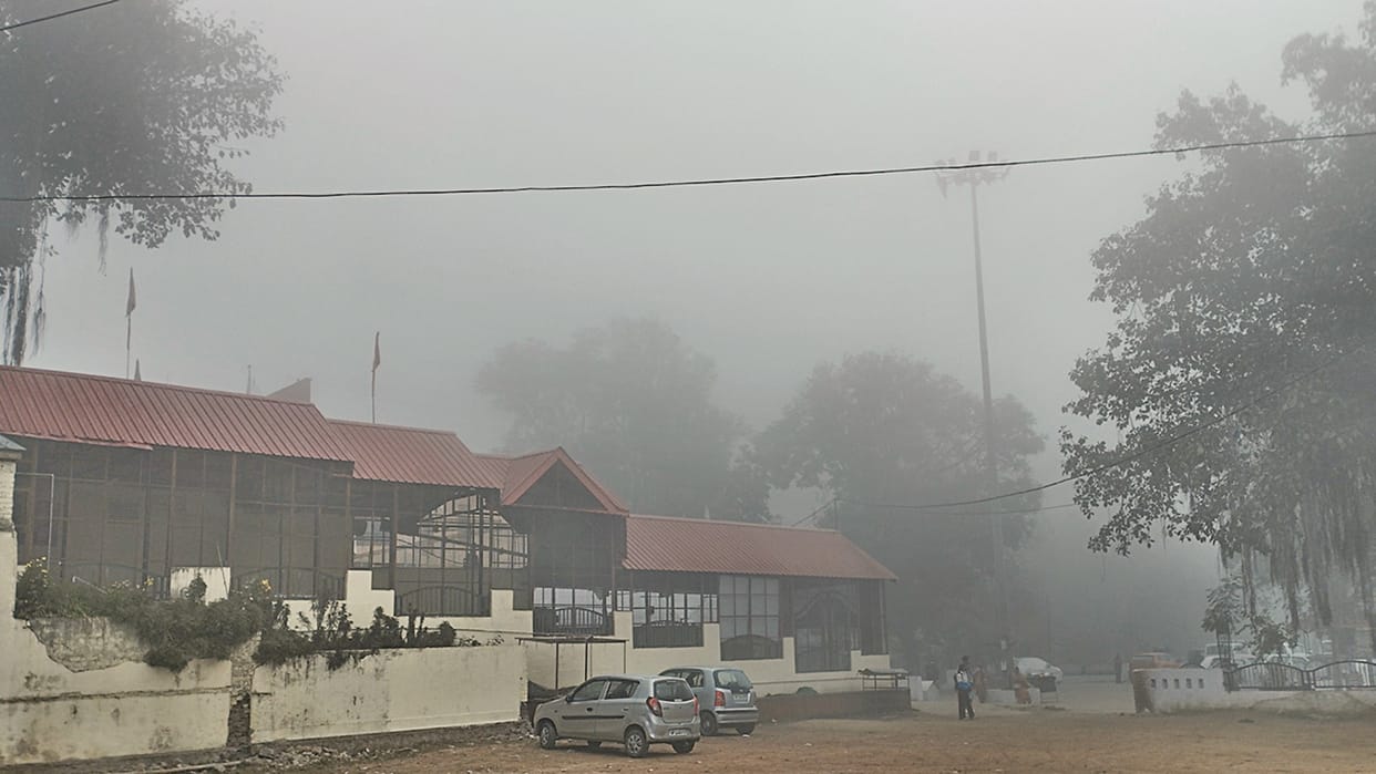 Several trains running late due to dense fog on kalka shimla heritage railway track