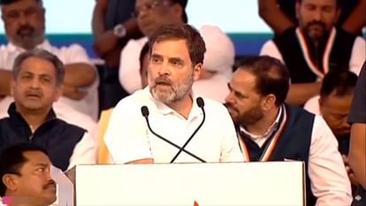 Rahul Gandhi: 'देश में विचारधारा की लड़ाई, BJP में गुलामी'; कांग्रेस के स्थापना दिवस पर नागपुर में गरजे राहुल congress foundation day president mallikarjun kharge rahul gandhi tells party objective nagpur rally