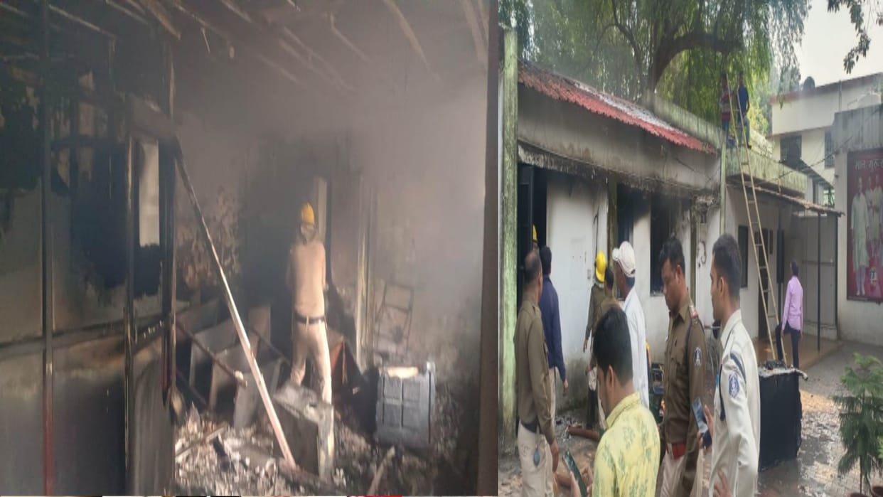CG Fire: Fire breaks out in the bungalow of former cabinet minister Guru Rudra Kumar; Documents burnt to ashes