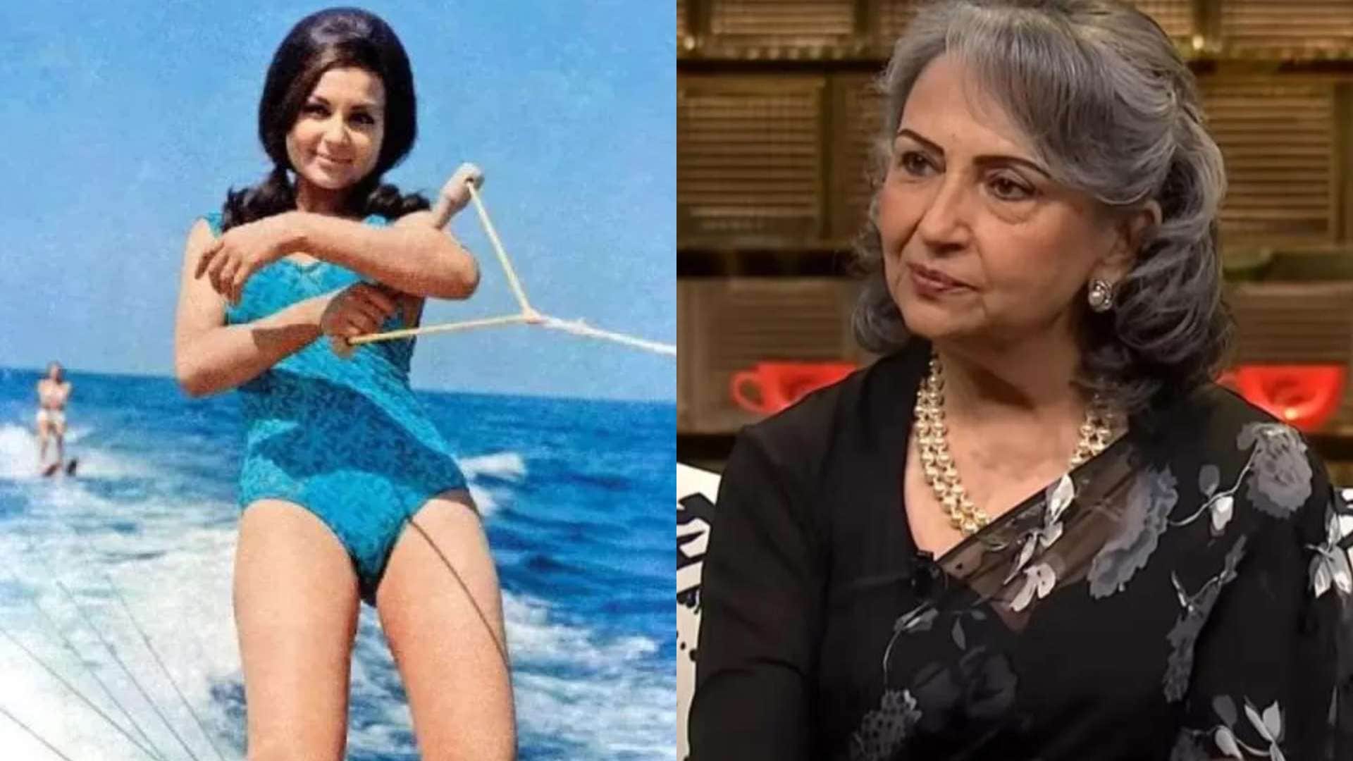 KWK8 Sharmila Tagore broke silence on bikini scene raised in Parliament made revelation in Karan Johar show