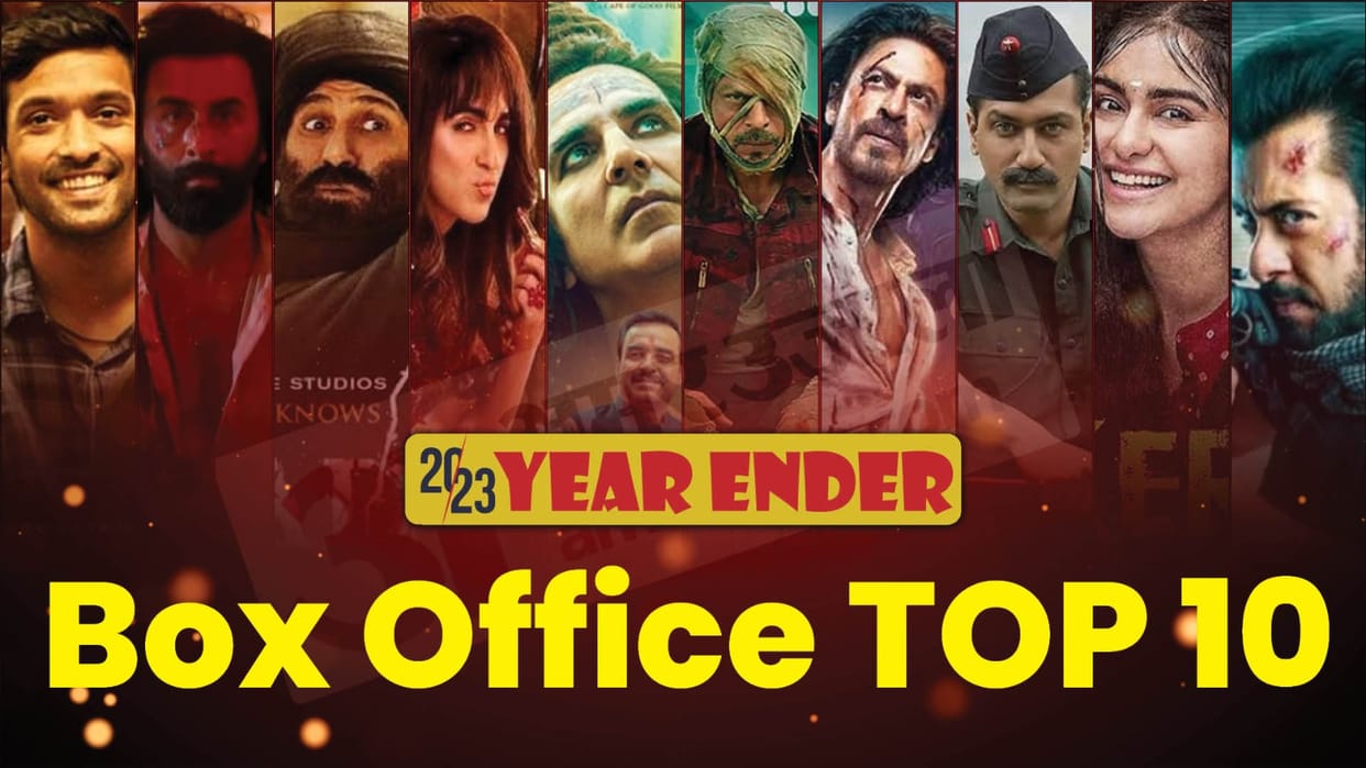 Year Ender 2023 Top 10 Hindi Movies The kerala Story Gadar 2 Animal Jawan Pathaan OMG 2 Dream Girl 2 12th Fail
