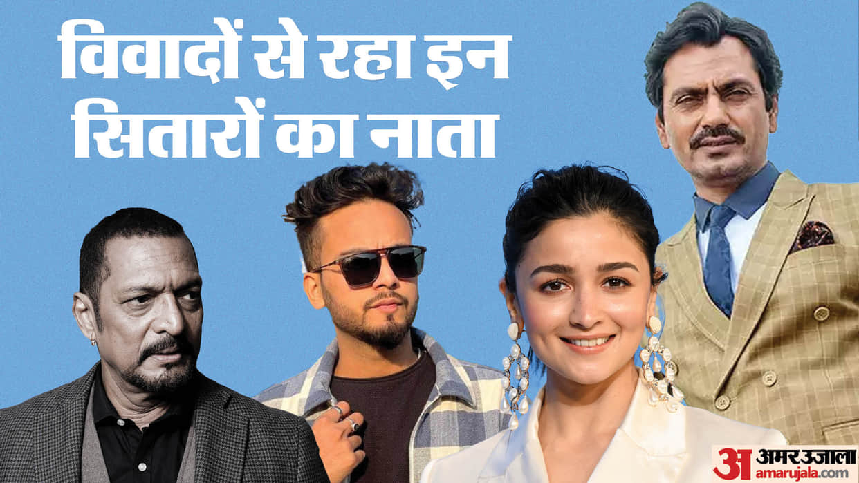year ender 2023 stars controversy elvish yadav Nawazuddin Siddiqui Manoj Muntashir alia bhatt  nana patekar