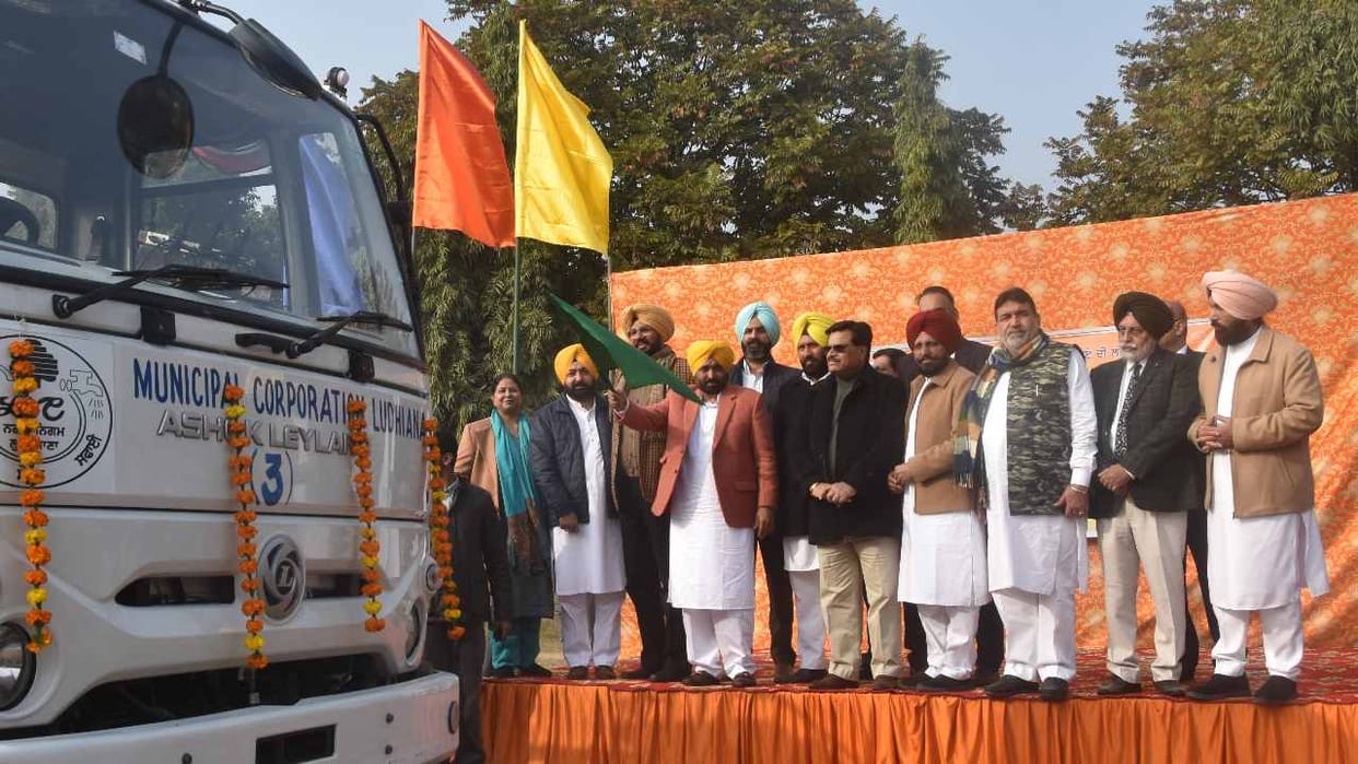 CM Bhagwant Mann flags off machinery worth Rs 19 crore in Ludhiana