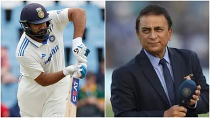 रोहित शर्मा और सुनील गावस्कर