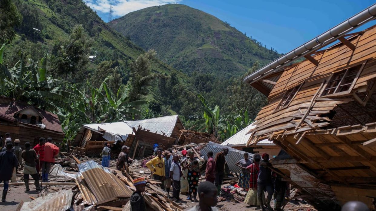 At least 20 killed in Congo flooding and landslides, bringing this weeks fatalities to over 60