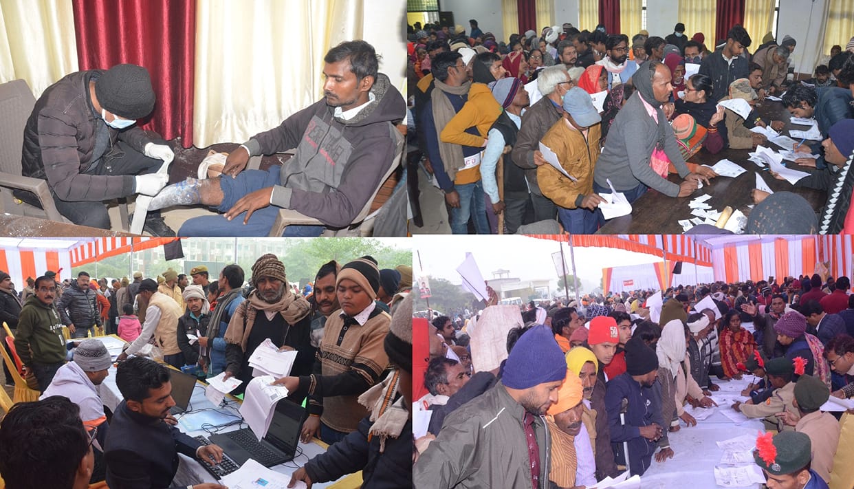 Amar Ujala Divyaang Mela, Crowd of expectations gathered in the fair, registration of 1686 disabled people