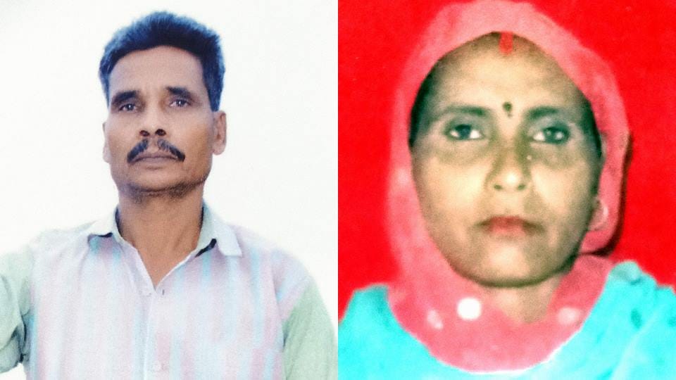 Moradabad: Farmer hanged himself from tree after consuming poison, wife strangled death field