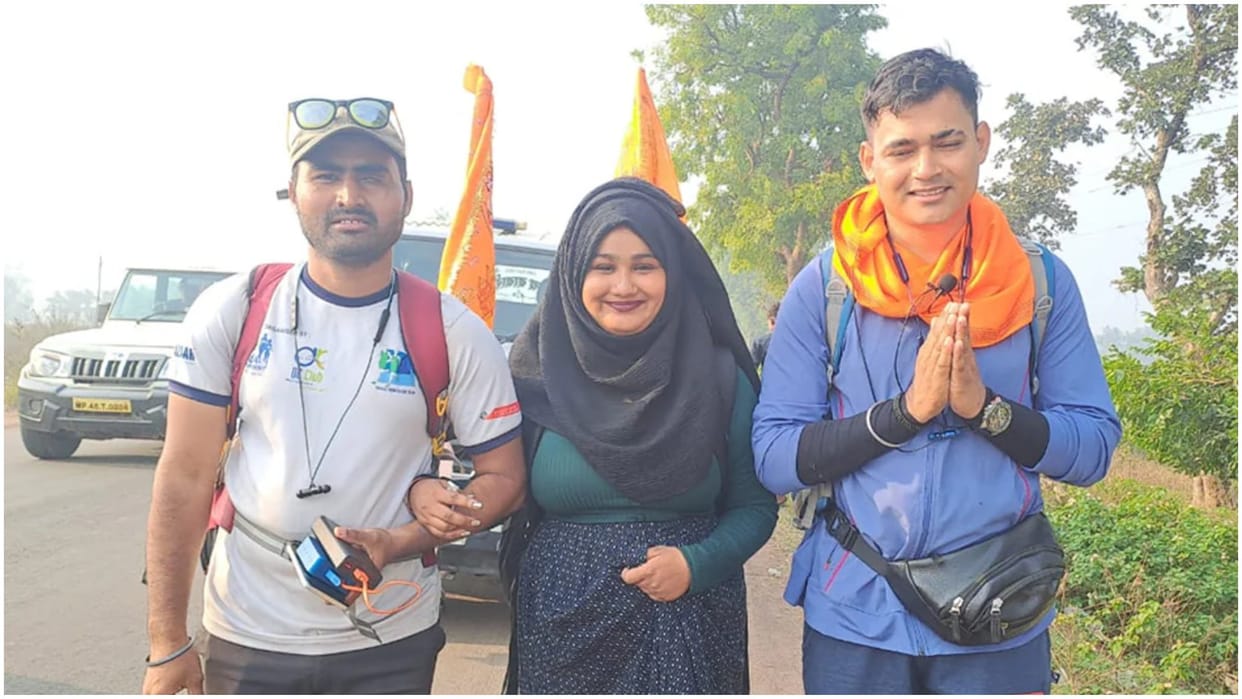 Mumbai To Ayodhya On Foot shabnam unique pilgrimage