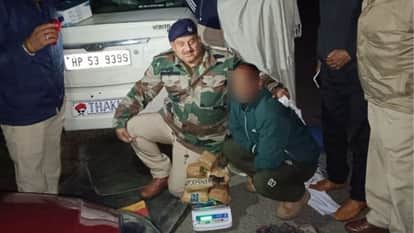 Hamirpur News: one arrested with five kg charas in Bhoranj Hamirpur