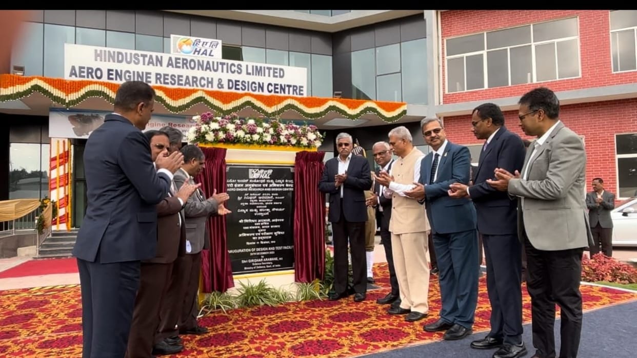Inauguration of a new design and testing facility at HALs Aero Engine Research and Development Center